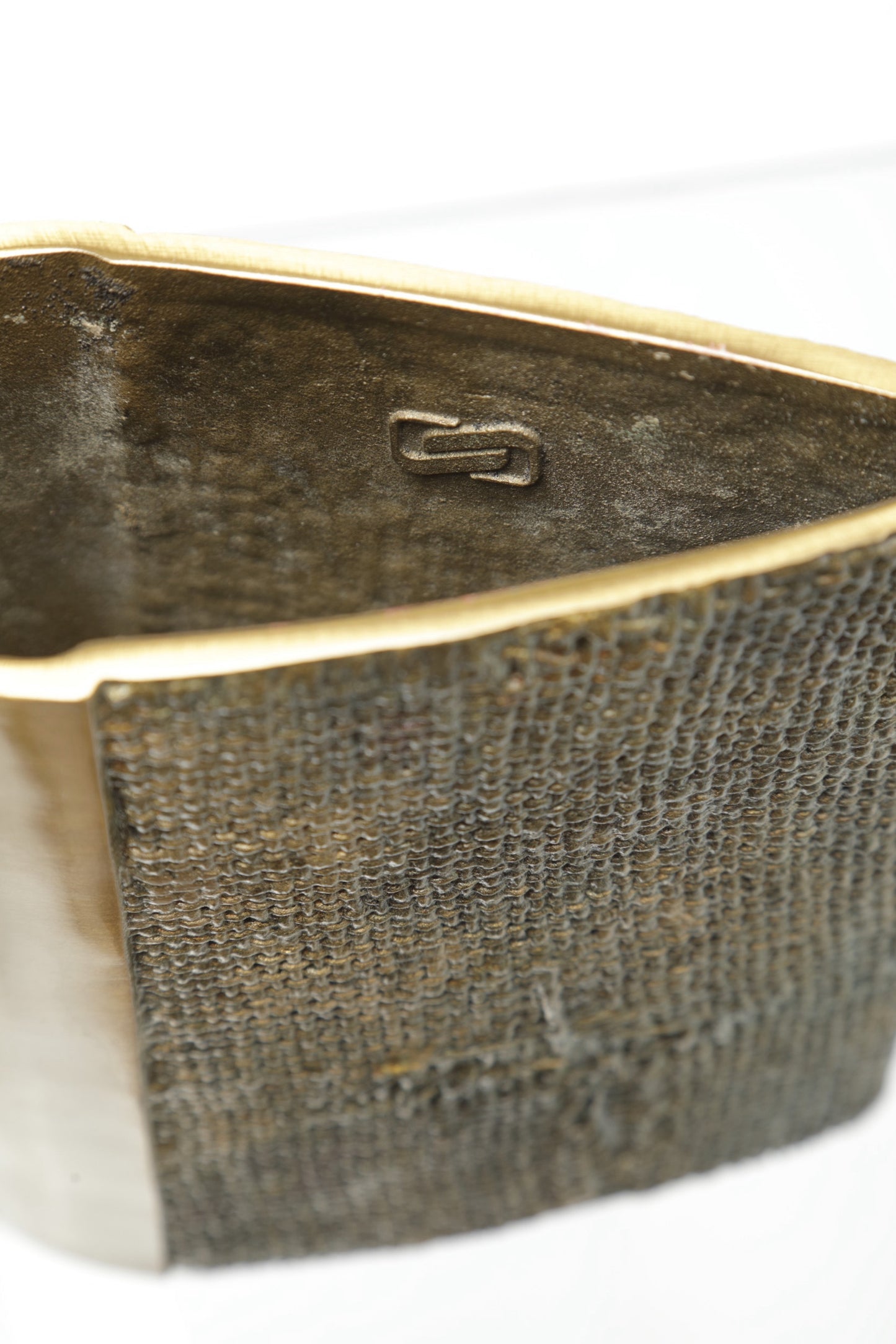 Vaso scultura brutalista Antonella Caprio Saviato anni 70