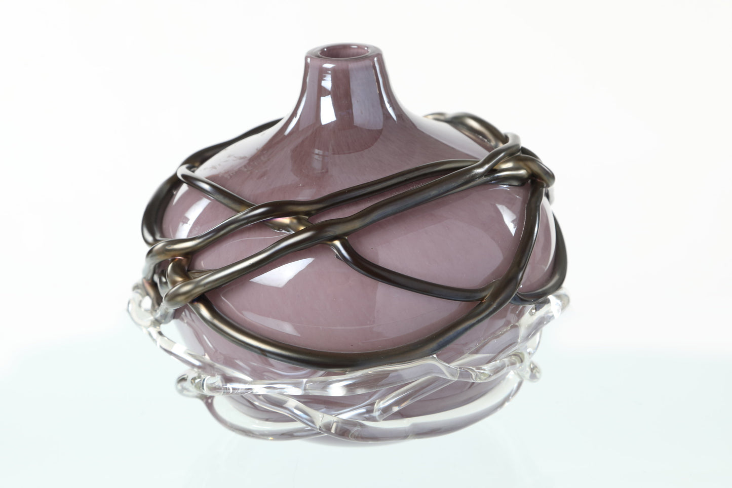 Vaso vetro di Murano Viola