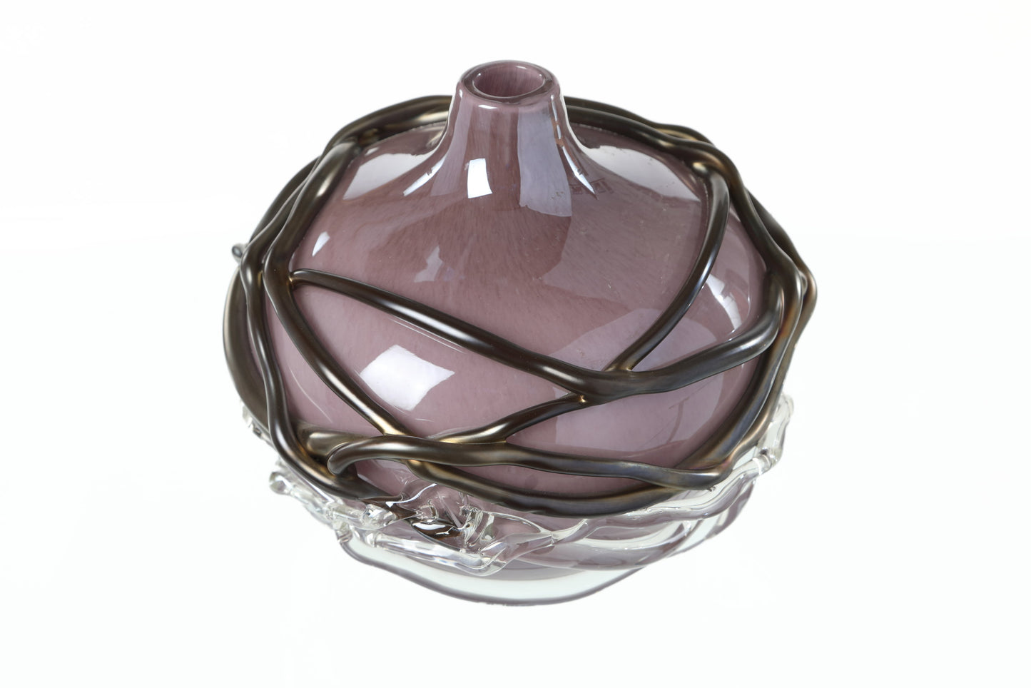 Vaso vetro di Murano Viola