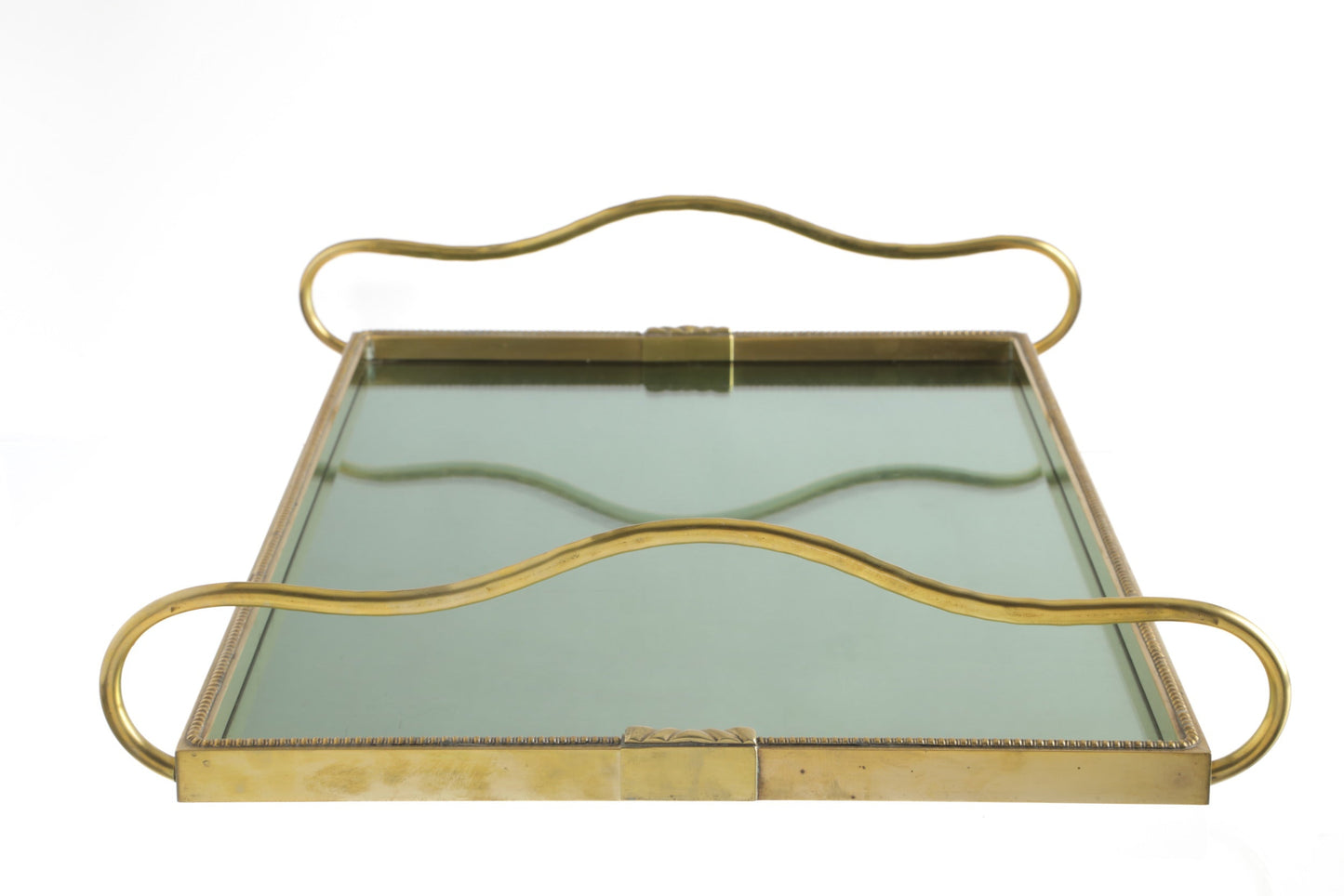 1950s tray with shaped handles