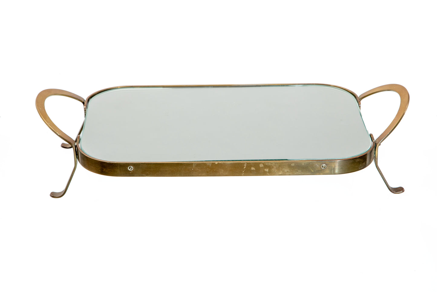 1950s mirrored tray