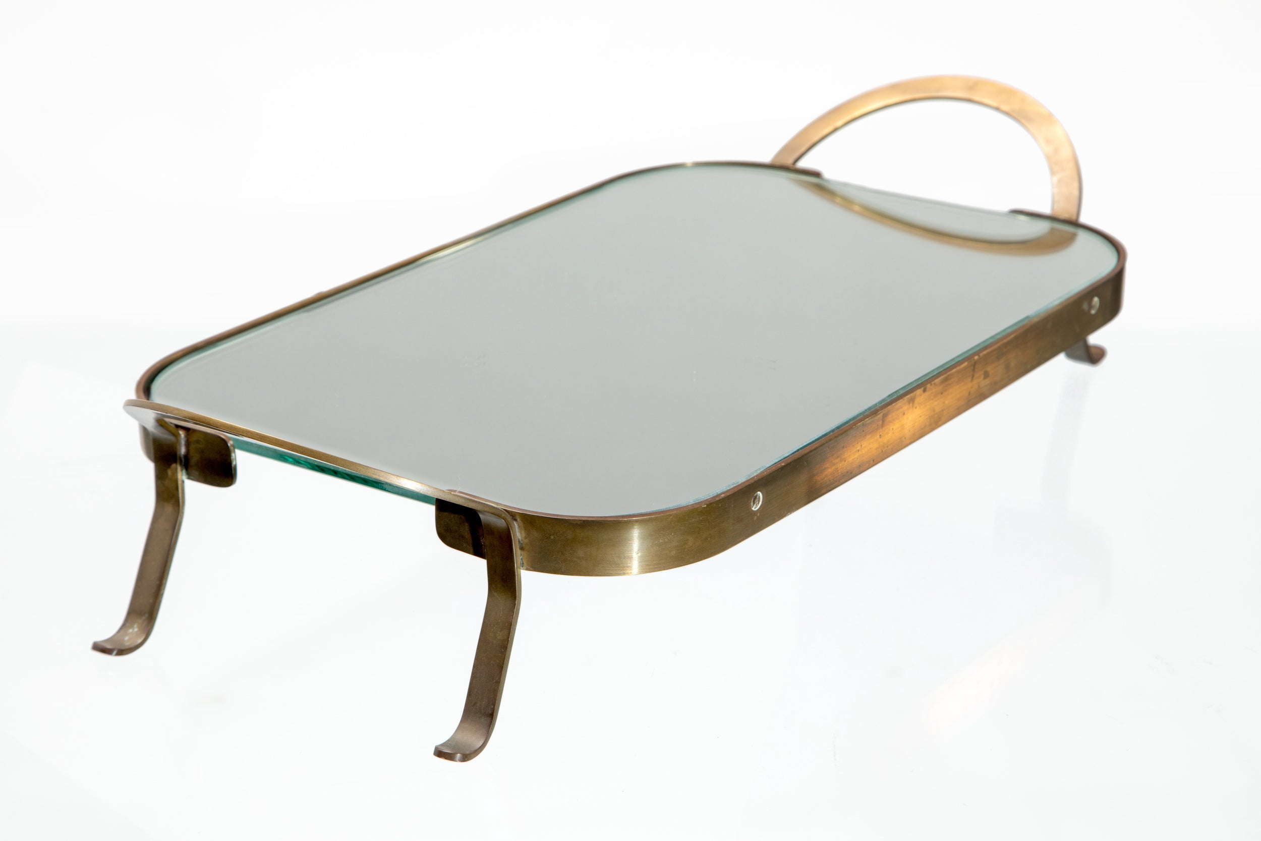 1950s mirrored tray