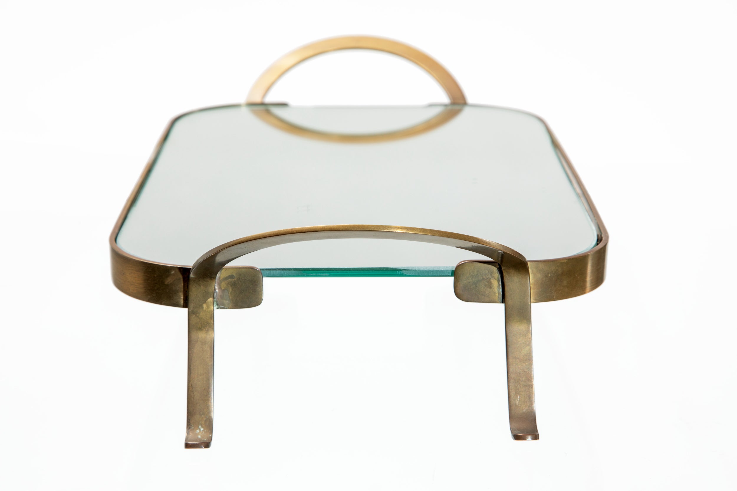 Vassoio anni 50 specchiato