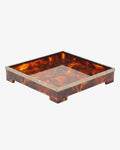 Vassoio anni 70 lucite maculata