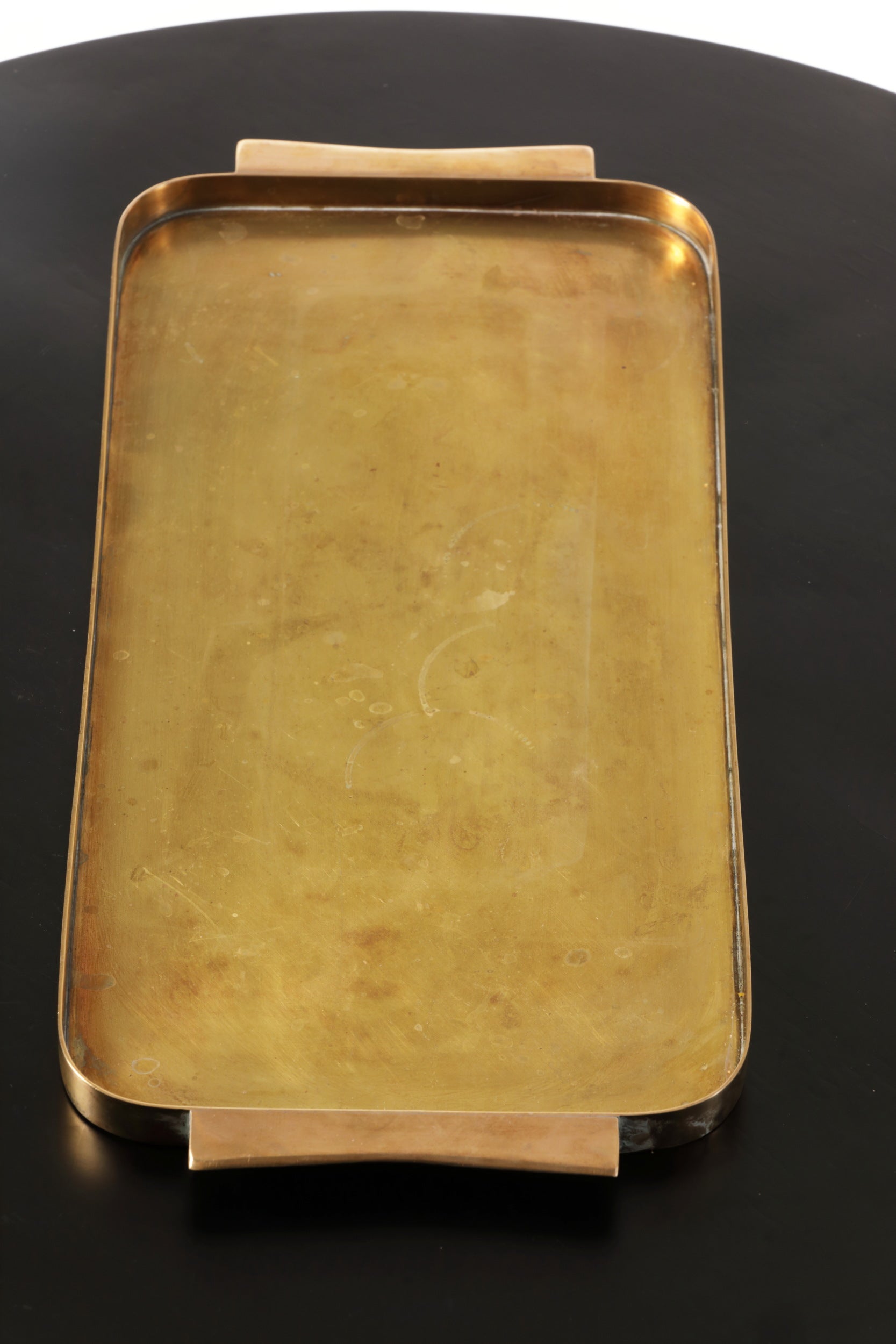 70's brass tray