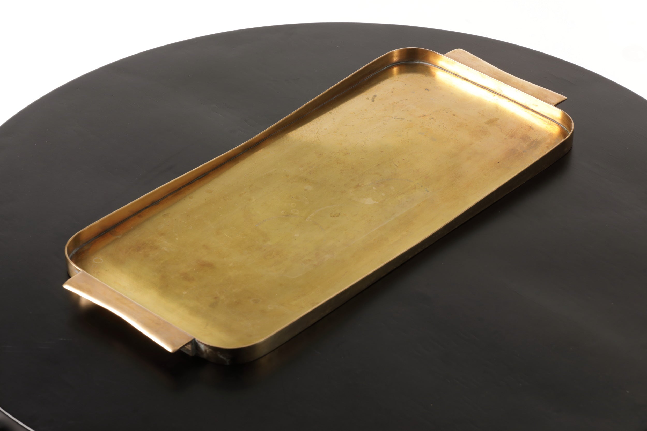 70's brass tray