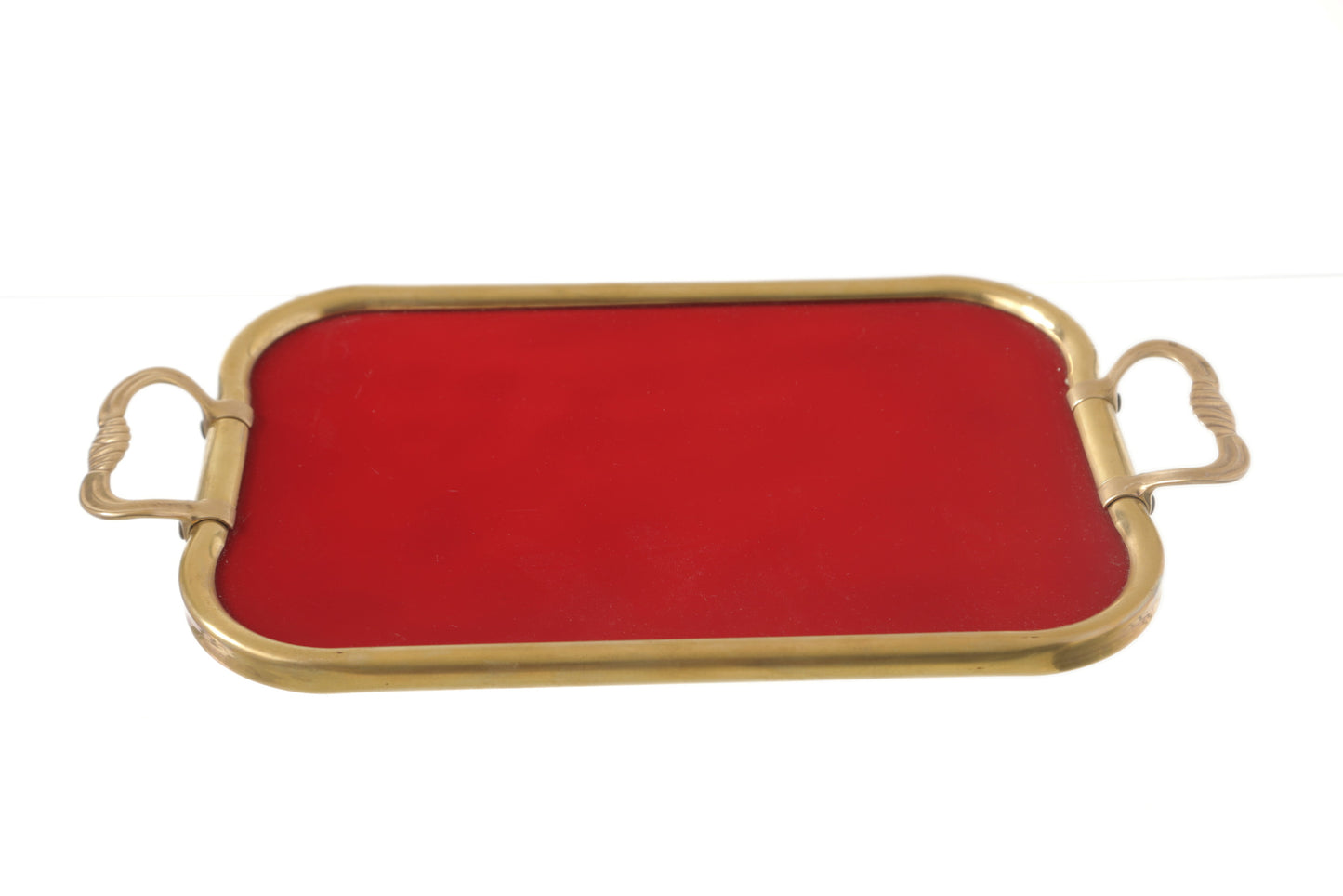 1950s red tray