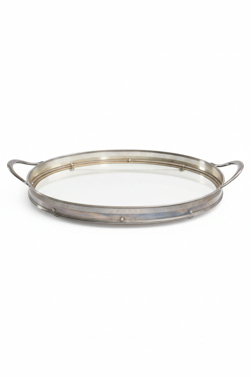 1960s oval English tray