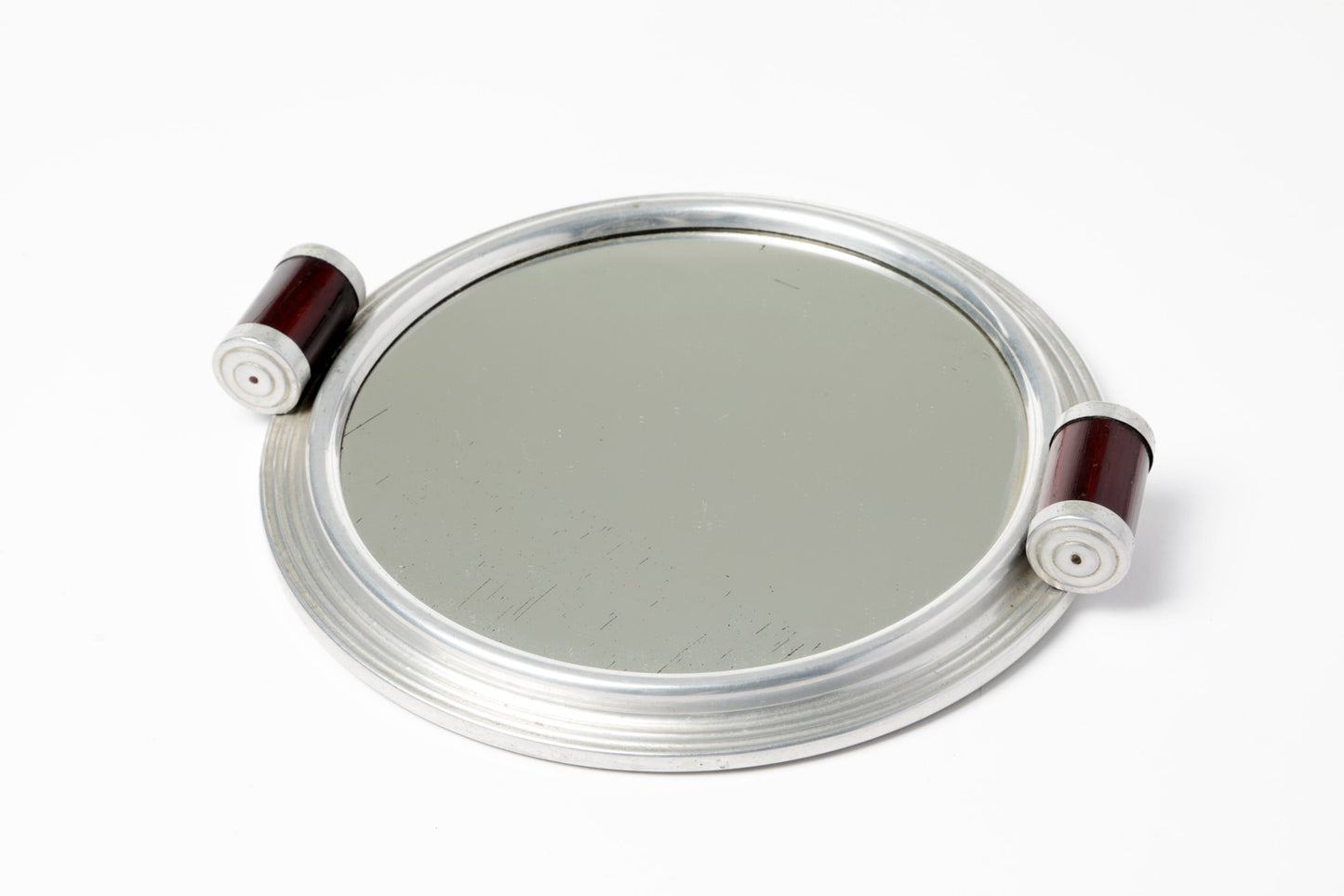 Art deco mirrored tray